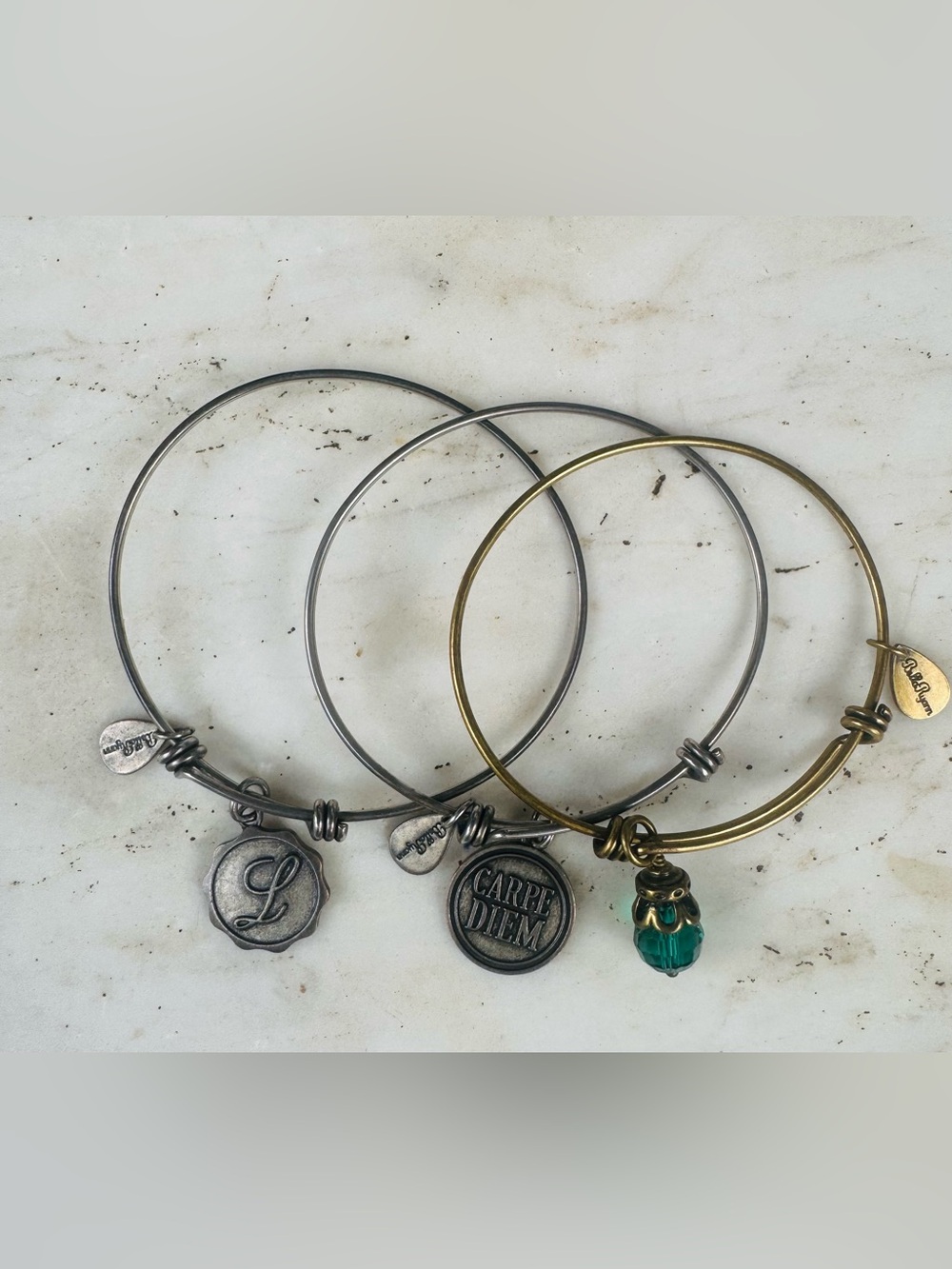Bella Ryann Expandable Charm Bracelet Bundle Set of 3